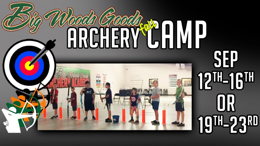 2022 Fall Archery Camp at Big Woods Goods